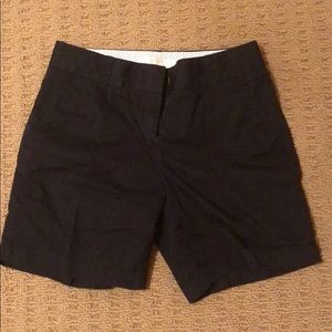 Black J Crew Shorts 100% Cotton